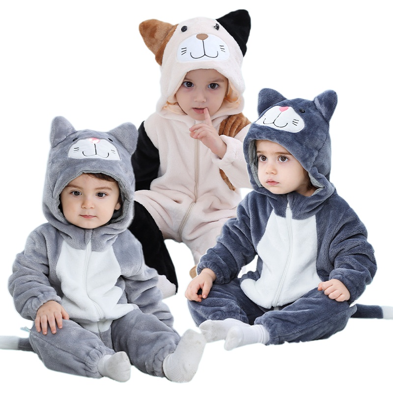 Baby Clothing Zip - Lovely Cat Costume Baby Boys Girls
