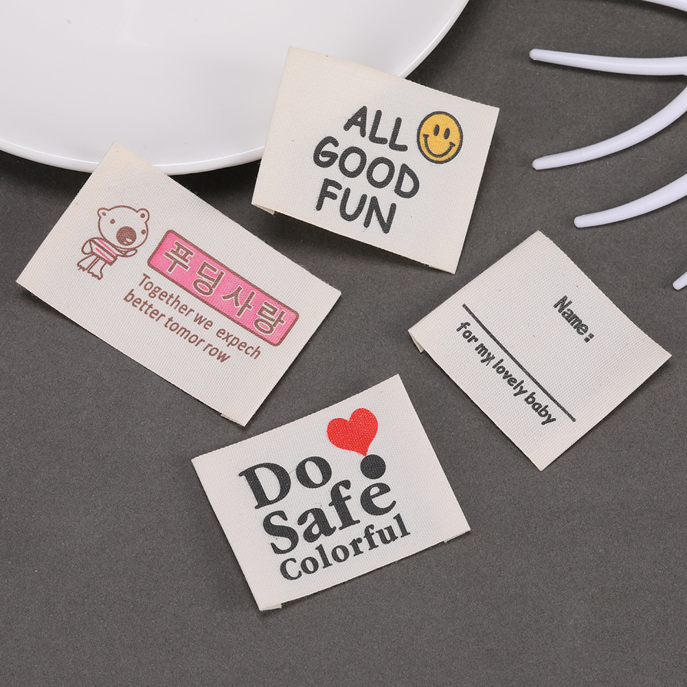Baby Clothing Organic Cotton - Custom Printed Private Logo Labels Sew