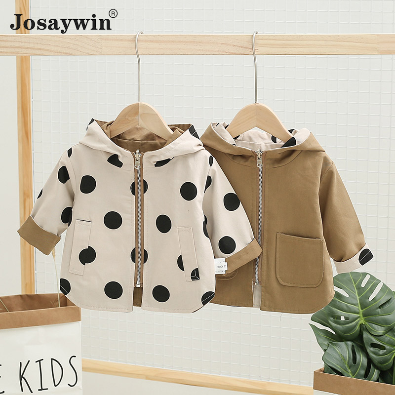 Baby Clothing Zip - Reversible Jacket Coats Baby Boys Girl
