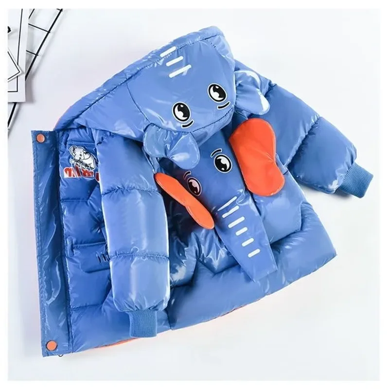 Boys' Cotton Padded Cartoon 3D - огляд і ціна Baby Clothing Elephant
