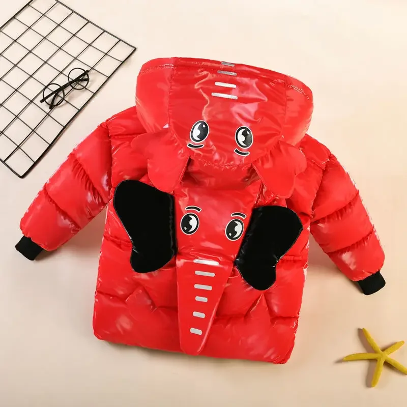 Boys' Cotton Padded Cartoon 3D - огляд і ціна Baby Clothing Elephant