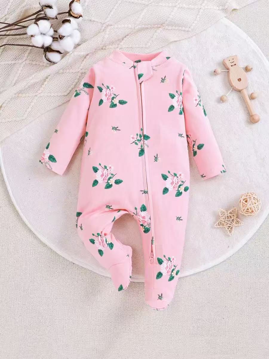 Unisex Newborn Baby Footed Paj - огляд і ціна Baby Clothing Zip