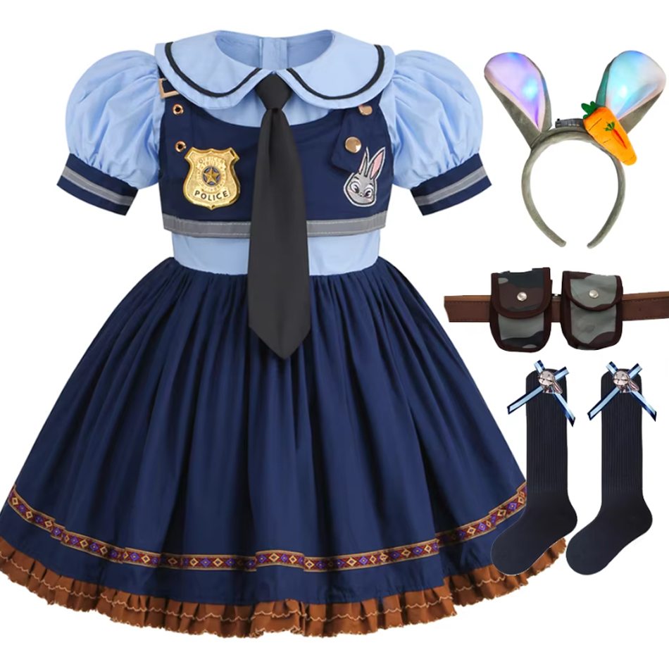 Judy Cosplay Costume Kids Carn - огляд і ціна Toddler Sock Set