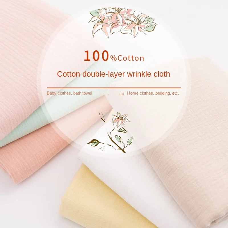100% Cotton Double-layer Wrink - огляд і ціна Baby Clothing Organic Cotton