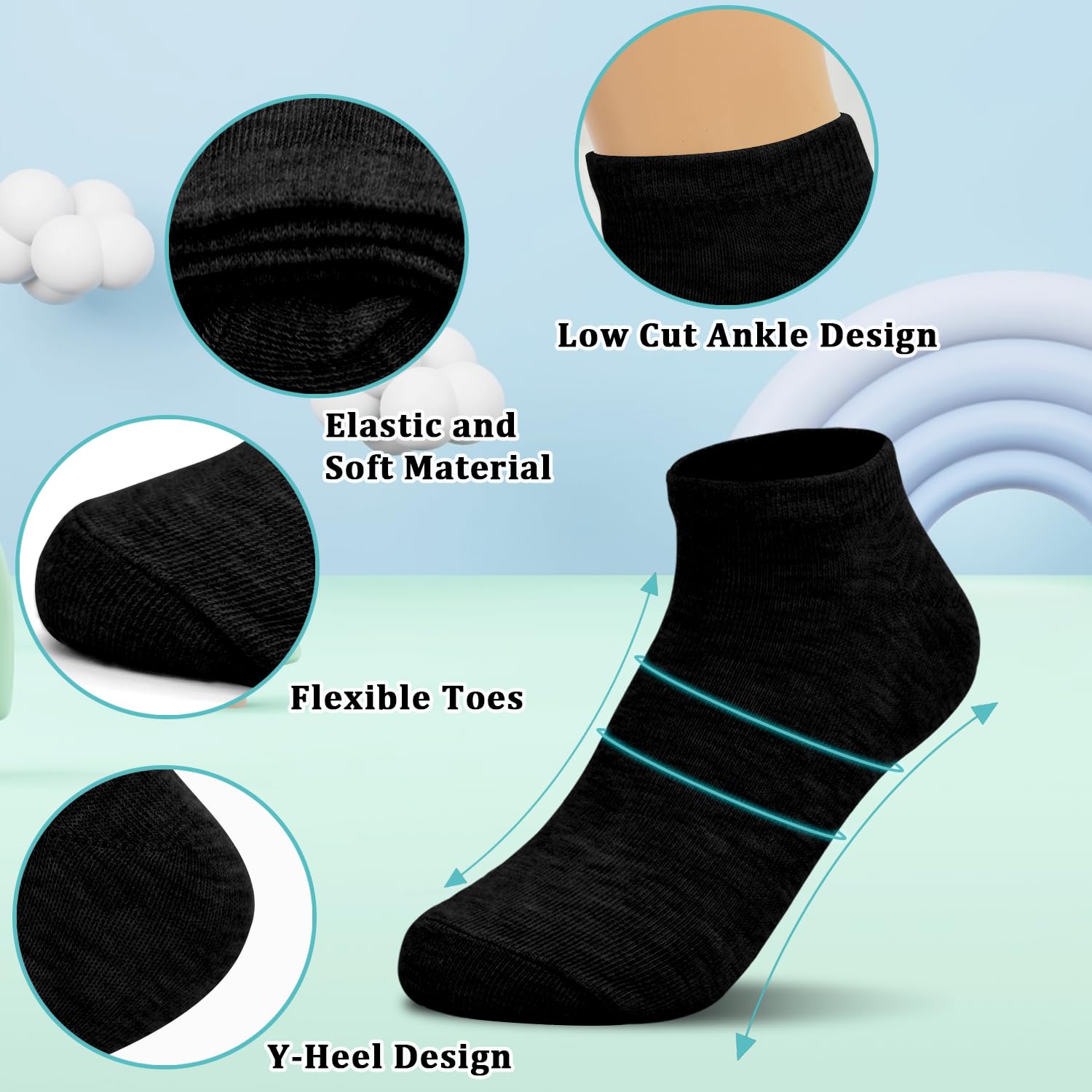 Toddler Socks 30 Pairs Kids Lo - огляд і ціна Toddler Sock Set