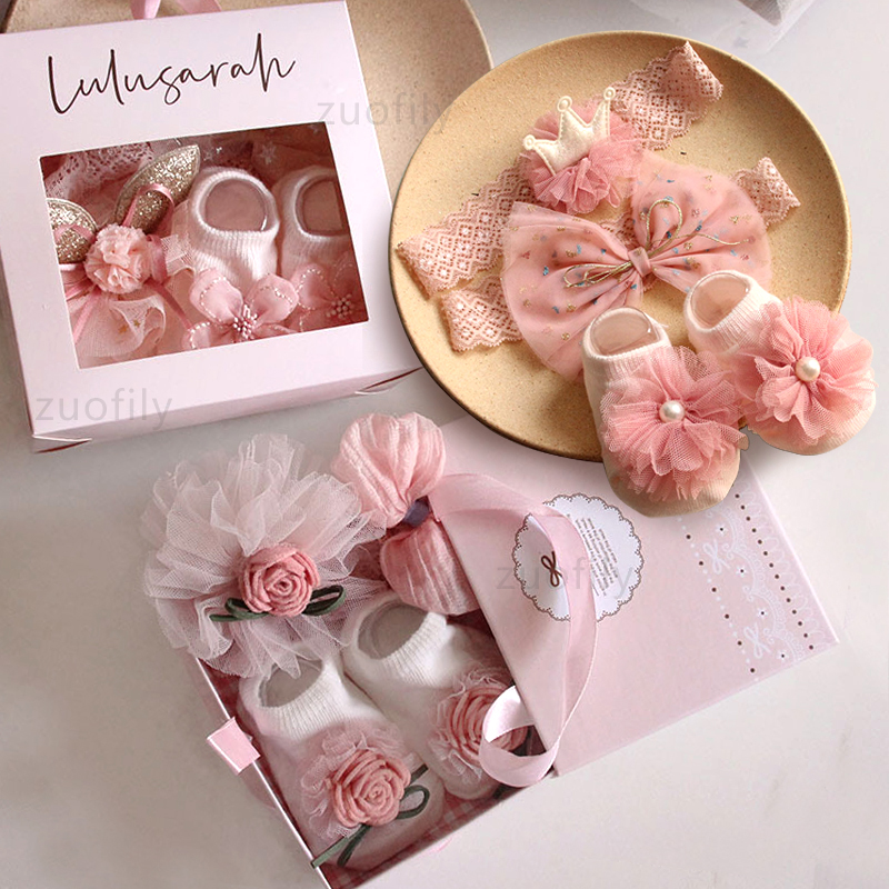 Summer Baby Girl Headband Sock - огляд і ціна Toddler Sock Set