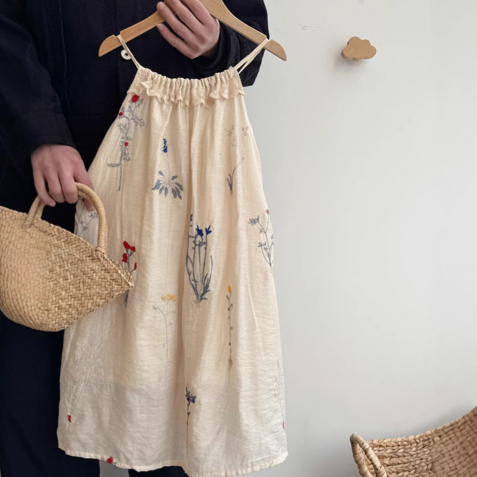 2025 Mori Pastoral Dress Girls - огляд і ціна Baby Clothing Korea