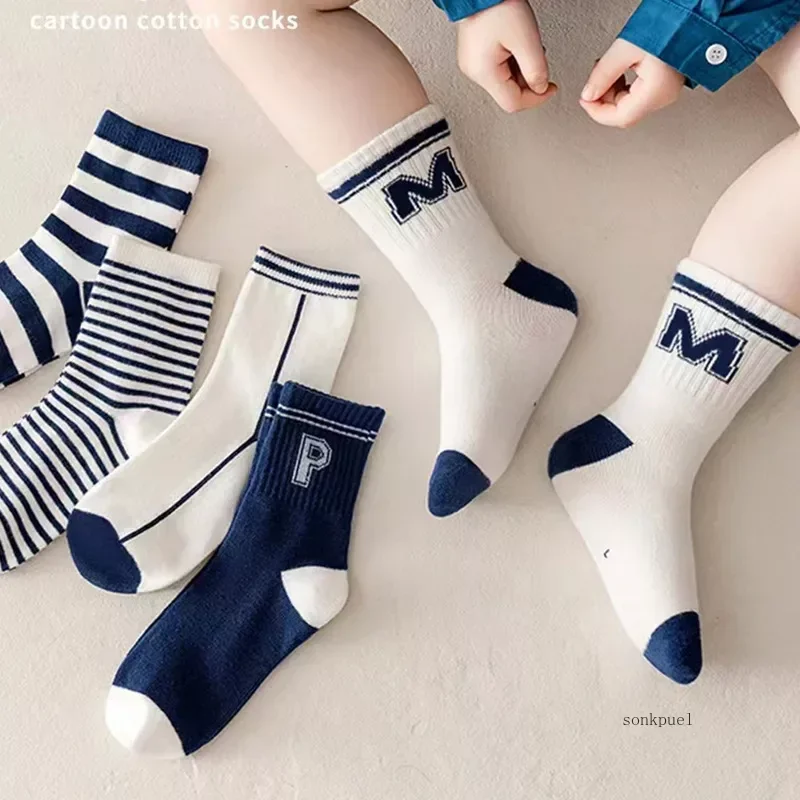 5Pairs/Lot  Kids Socks With Gr - огляд і ціна Toddler Sock Set