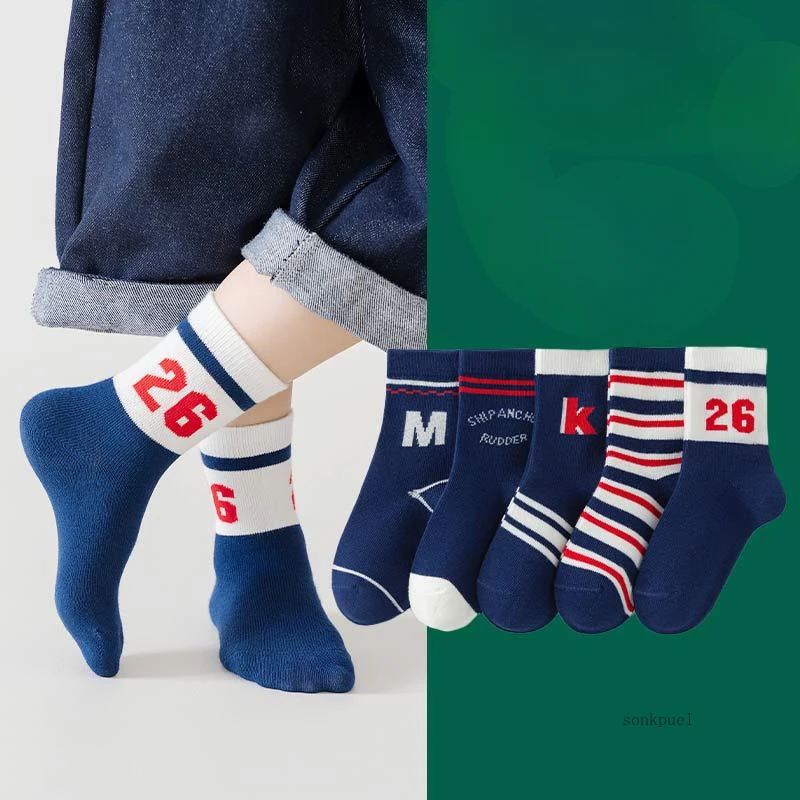 5Pairs/Lot  Kids Socks With Gr - огляд і ціна Toddler Sock Set