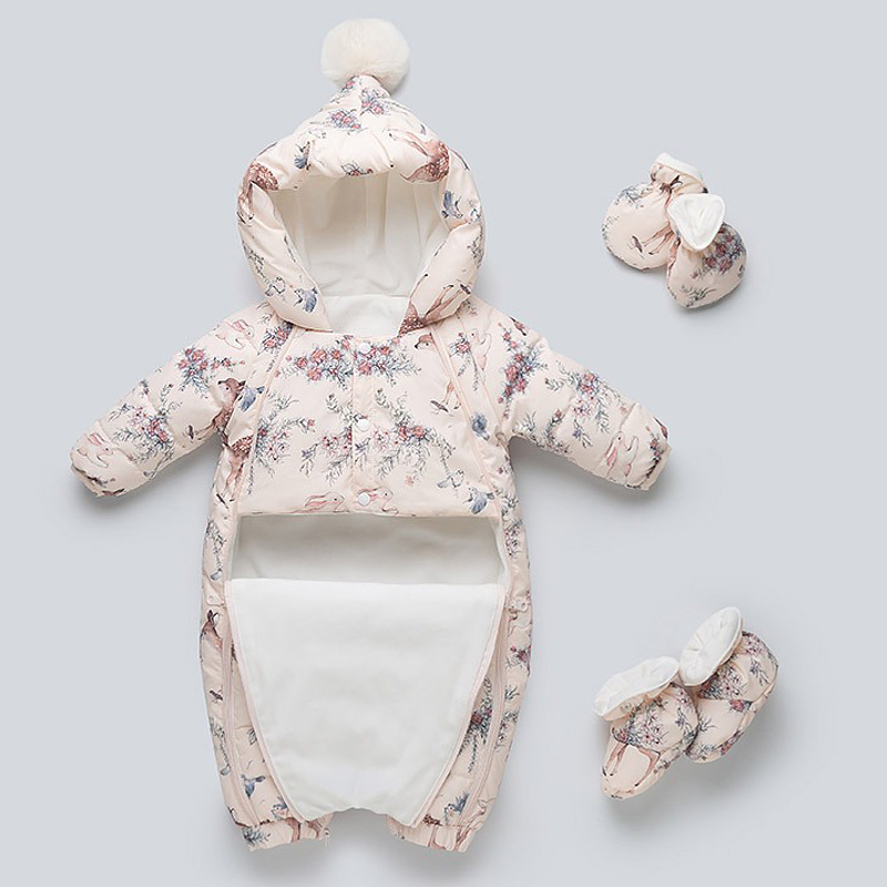 Ircomll Warm Overalls White Du - огляд і ціна Baby Clothing Zip