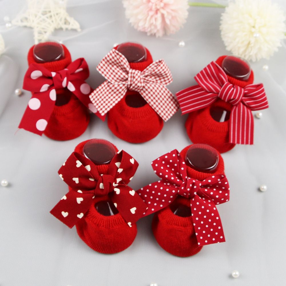 Christmas Gift Cotton Bow Head - огляд і ціна Toddler Sock Set