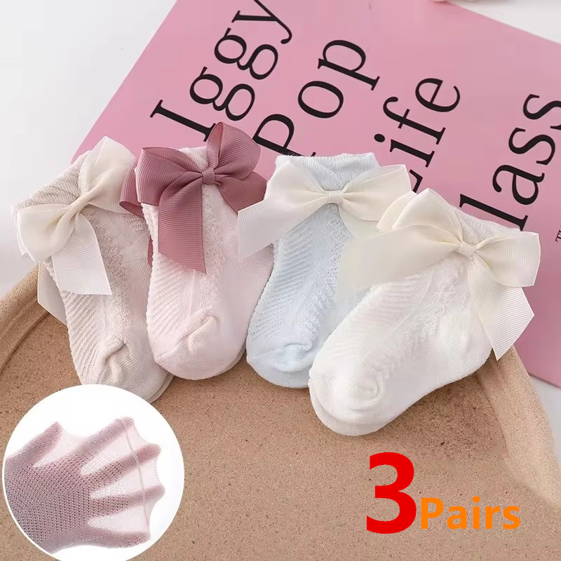 3Pairs/Lot Summer Baby Mesh So - огляд і ціна Toddler Sock Set