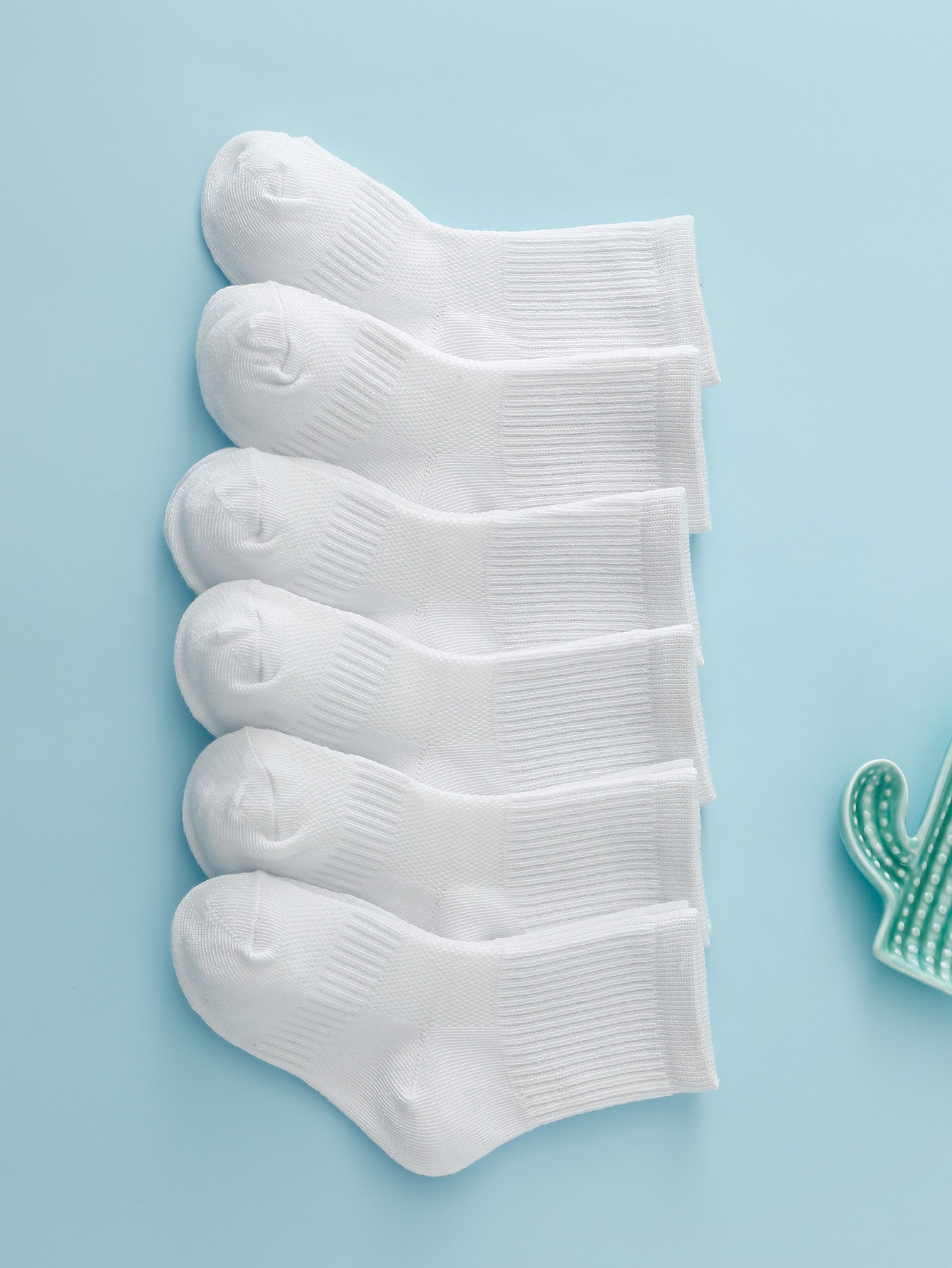 6pairs Toddler Kids Solid Crew - огляд і ціна Toddler Sock Set
