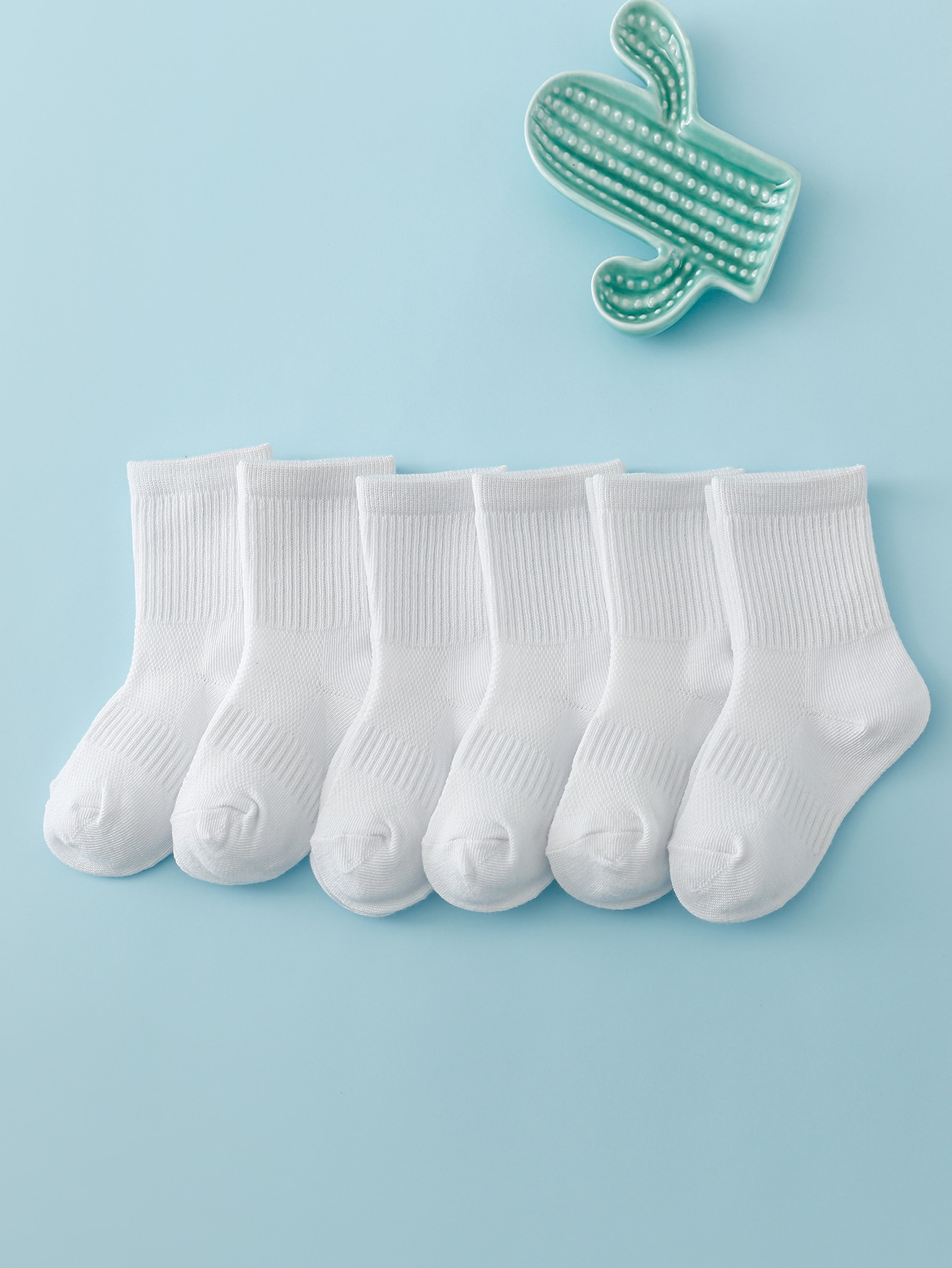 6pairs Toddler Kids Solid Crew - огляд і ціна Toddler Sock Set